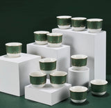 Kufi Arabic coffee cups- Set of 12 cups