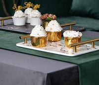 Marble Textured Ceramic Trays
