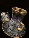 Luxury Blue Islamic Pattern Tea/Arabic Coffee Set