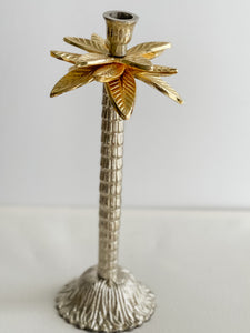 Palm Tree Design Candle Stick Holder