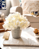 Marble Tray with Embossed Handles