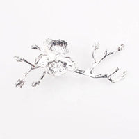 Metal Floral Napkin Rings ( Set of six)
