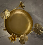 Lilly Gold Hand Made Platter
