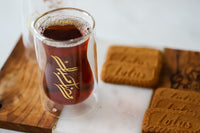 Ramadan Mubarak Double Glass Wall Tea Cups