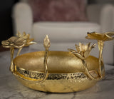 Lilly Gold Hand Made Platter