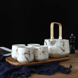 Marble Ceramic Tea set