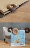 Donut Wooden Bag Clips Seal